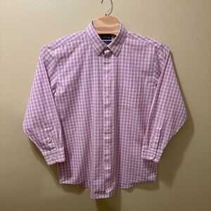 Men’s 17 1/2 34-35 Stafford Tailored Culture Travel Performance Super Shirt
